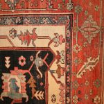 00019 - Antique Heriz Serapi Medallion Carpet - 270 cm x 420 cm - 3