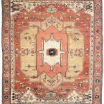 00032 - Fine Antique Serapi Carpet - 323 cm x 392 cm