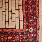 00053 - Persian Modernist Geometric Design Carpet - 242 cm x 359 cm - 2