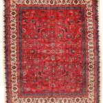 00062 - Fine Antique Mashad Signed Carpet - 377 cm x 457 cm