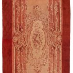 00073 - Antique Axminster Carpet - 229 cm x 475 cm