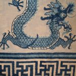 00225 - Antique Mongolian Carpet - 255 cm x 335 cm - 1