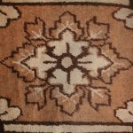 00264 - Antique Geometric Mongolian Carpet - 438 cm x 376 cm - 2