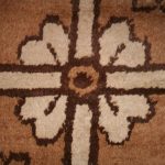 00264 - Antique Geometric Mongolian Carpet - 438 cm x 376 cm - 3