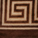 00264 - Antique Geometric Mongolian Carpet - 438 cm x 376 cm - 5