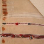 00332 - Antique Henna-Dyed Berber Hanbel Flatweave - 130 cm x 390 cm - 1