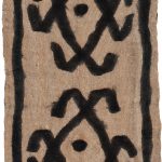 00387 - Vintage Modernist Tribal Felt - 115 cm x 217 cm