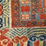 00497 - Rare and Early Yarkand Rug with Two Niches - 100 cm x 160 cm - 6