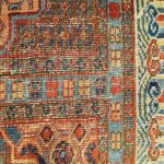 00497 - Rare and Early Yarkand Rug with Two Niches - 100 cm x 160 cm - 8