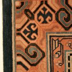 00502 - Antique Kashgar Rug with Mughal Pattern - 183 cm x 220 cm - 3