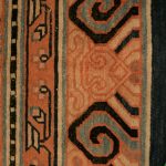 00502 - Antique Kashgar Rug with Mughal Pattern - 183 cm x 220 cm - 6