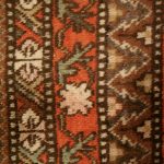 00523 - Antique Yarkand Carpet with Pomegranates - 160 cm x 319 cm - 5