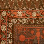 00523 - Antique Yarkand Carpet with Pomegranates - 160 cm x 319 cm - 7