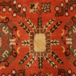 00527 - Antique Yarkand Rug with Mandala Roundels - 124 cm x 241 cm - 4