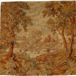 00550 - Antique Verdure Loom Tapestry - 165 cm x 204 cm