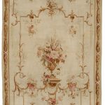 00566 - Antique Aubusson Carpet - 183 cm x 292 cm