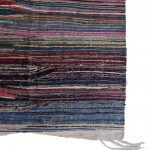 00830 - Vintage Boucherouite Berber Haik Flatweave - 135 cm x 257 cm - 3