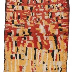 00842_Early and Rare Abstract Rehamna Berber Carpet