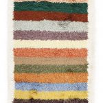 00961 - Vintage Tulu Runner with Stripes - 74 cm x 295 cm