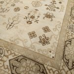 02571 - Antique  Ivory Deccan Indochine Carpet - 365 cm x 443 cm - 11
