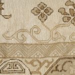 02571 - Antique  Ivory Deccan Indochine Carpet - 365 cm x 443 cm - 2