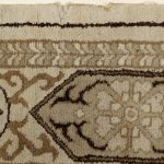 02571 - Antique  Ivory Deccan Indochine Carpet - 365 cm x 443 cm - 9