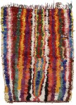 03080-Boucherouite rug with vertical brushstrokes-intero