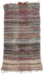 03083-Boucherouite rug with centralised design-intero back
