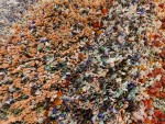 01623-Boucherouite rug with salt and pepper pattern-det2