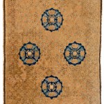 ALG 19 - Dais cover with eight lotus flower medallions - 310 cm x 128 cm
