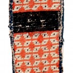 ALG 2696 - Yak collar with rice grain pattern - 63 cm x 12 cm - back