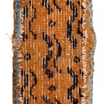 ALG 3177 - Fragment with tiger and leopard pelt pattern - 120 cm x 20 cm - back