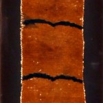 SN1 - Tsukdruk panel with tiger pelt pattern - 150 cm x 18 cm