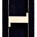 SN1 - Tsukdruk panel with tiger pelt pattern - 150 cm x 18 cm - back
