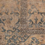 SN3 - Fragment of a carpet with lotus flowers - 145 cm x 122 cm - 1