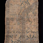 SN3 - Fragment of a carpet with lotus flowers - 145 cm x 122 cm