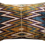 04100/79 - Ikat Silk Velvet - Handwoven 100% silk
