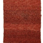 00501 - Rug with Red Open Field - 76 x 140 cm - 0