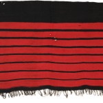 01718 - Shawl with Stripes in Silk and Wool - 84 x 143 cm - 0
