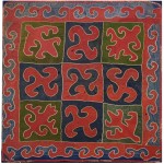 01744 - Kirghiz Embroidery - 50 x 50 cm - 0
