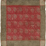 06904 - Mughal Silk Brocade with Paisleys - 70 x 77 cm - 0