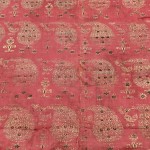 06904 - Mughal Silk Brocade with Paisleys - 70 x 77 cm - 1