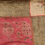 01750 - Mughal Silk Brocade with Paisleys - 70 x 77 cm - 4