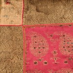 01750 - Mughal Silk Brocade with Paisleys - 70 x 77 cm - 5