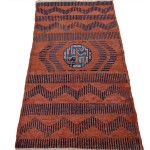 02359 - Rug with Tiger Pelt Pattern and Confronting Dragons - 100 x 174 cm - 5