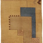 04143 French Art Deco Cubist Rug