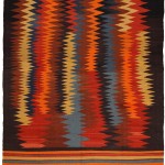 01544 - Kilim with abstract pattern - 222 x 280 cm
