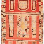 00854 Vintage Boujad Moroccan Berber Carpet
