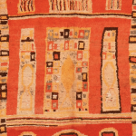 00854 detail Vintage Boujad Moroccan Berber Carpet