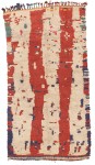 06077-Rug with two red totems-intero